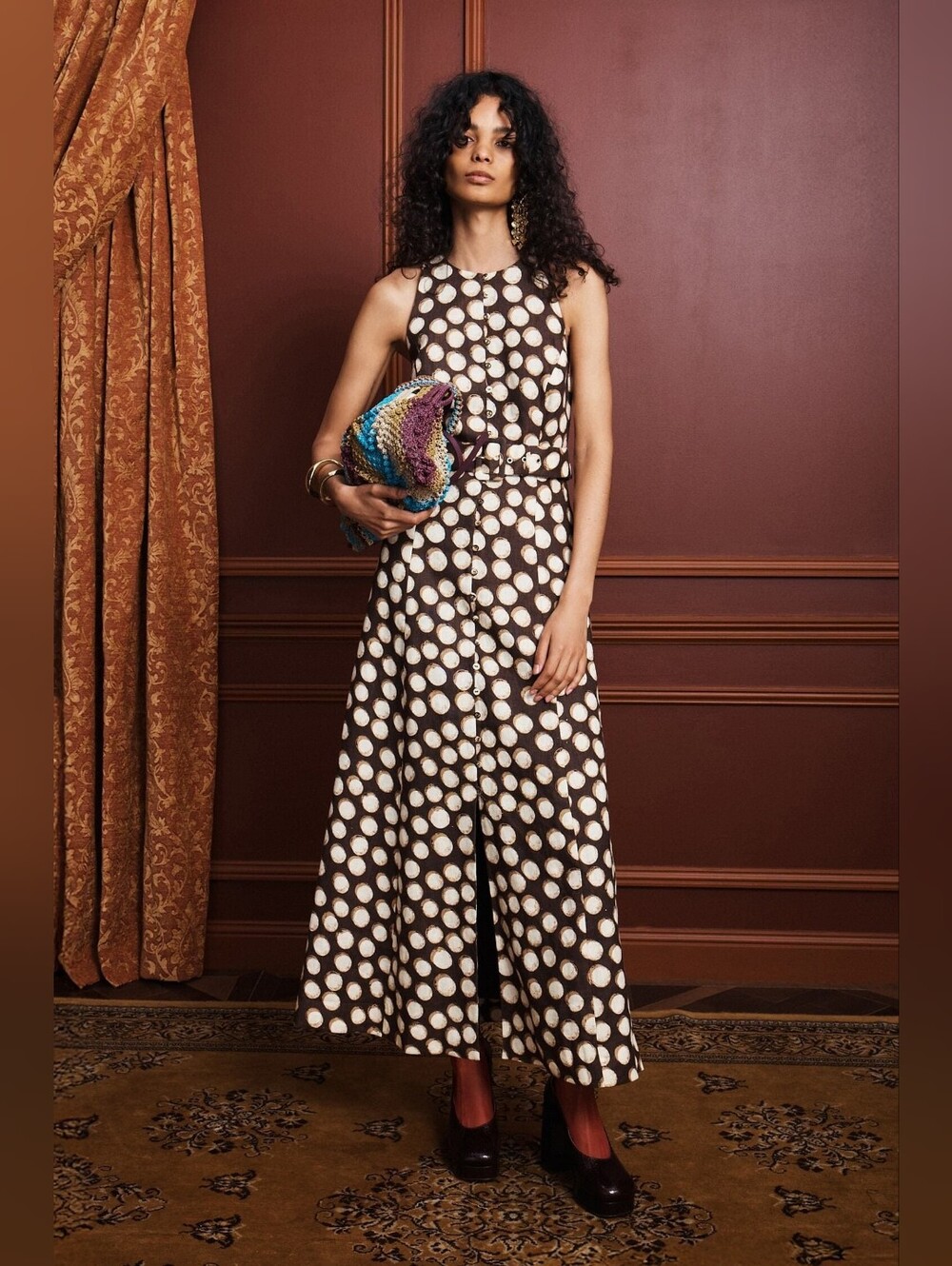 Alémais paula midi dress us 2